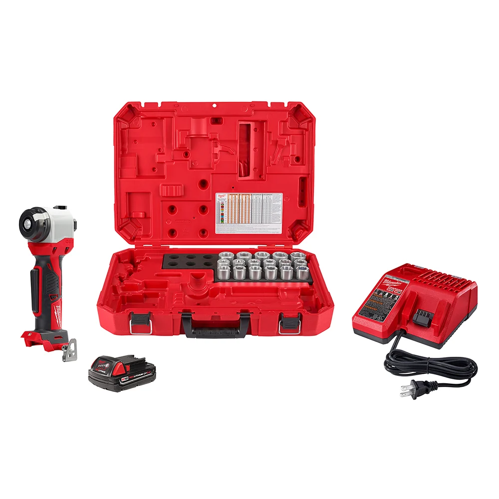 MILWAUKEE M18 Cable Stripper Kit w/ 17 Cu THHN / XHHW Bushings voor Houtbewerking