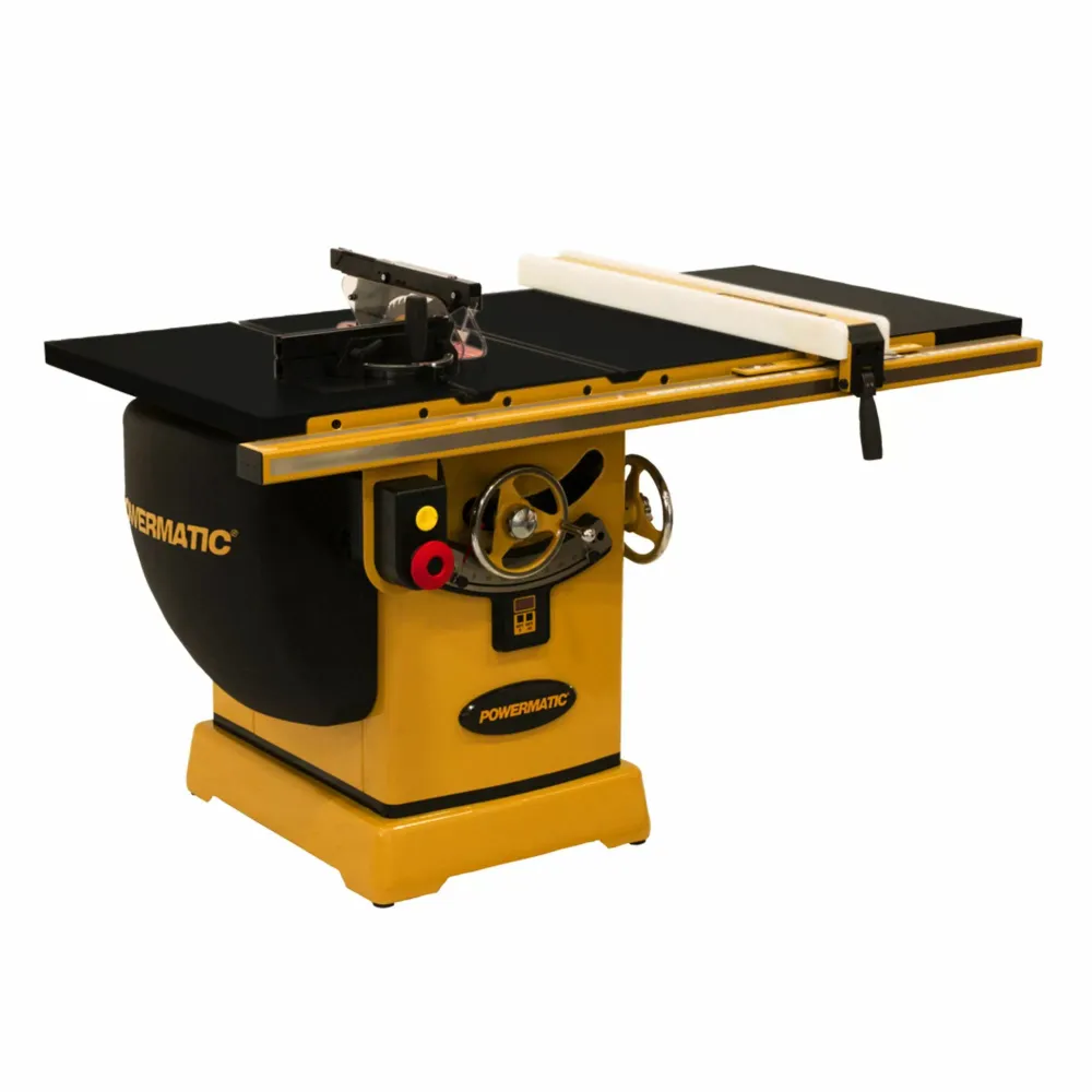 POWERMATIC PM2000T, 10" Table Saw w/ ArmorGlide, 30" Rip, Extension Table, 5HP, 1PH, 230V met Antislip Greep