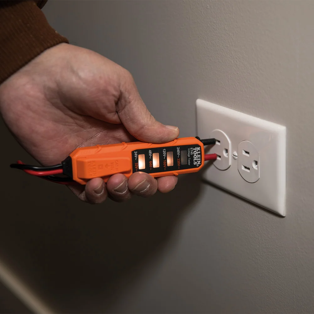 KLEIN TOOLS Dubbel Range NCVT & AC/DC Voltage Tester Electrical Test Kit voor Huisinstallaties
