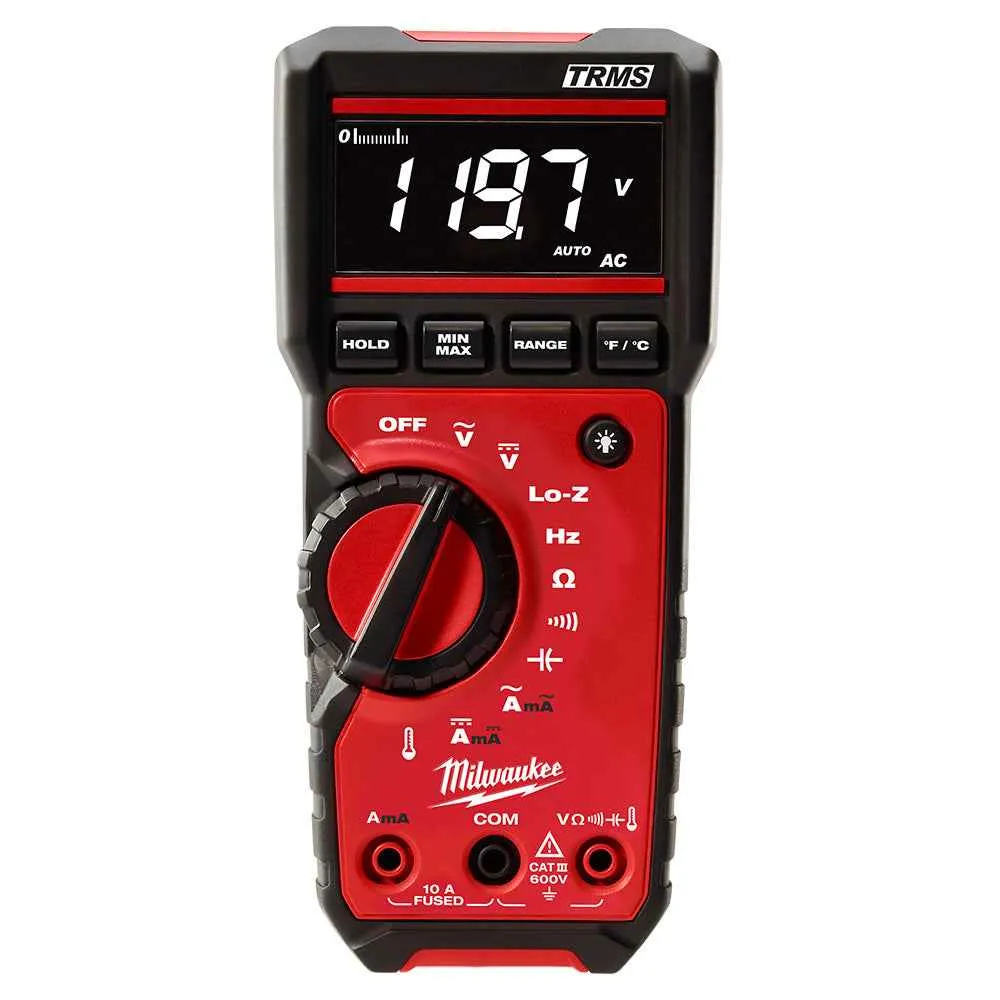 MILWAUKEE True RMS Multimeter voor veilige metingen