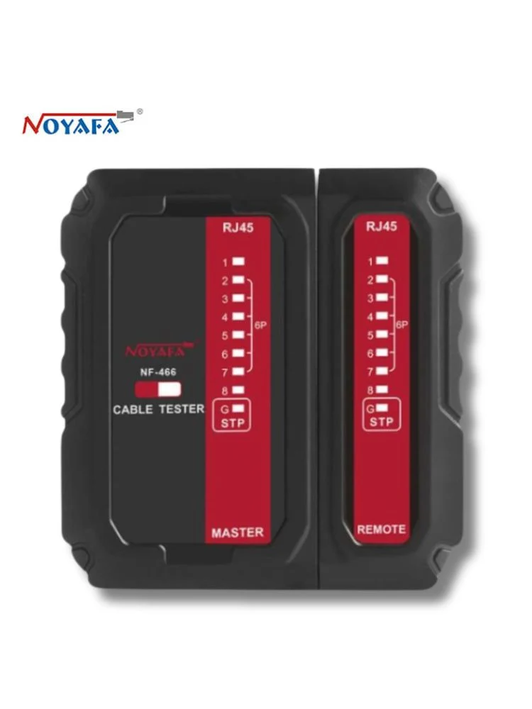 Noyafa NF-466 Tester de cable Lan-poort rápido para la prueba de continuidad RJ45