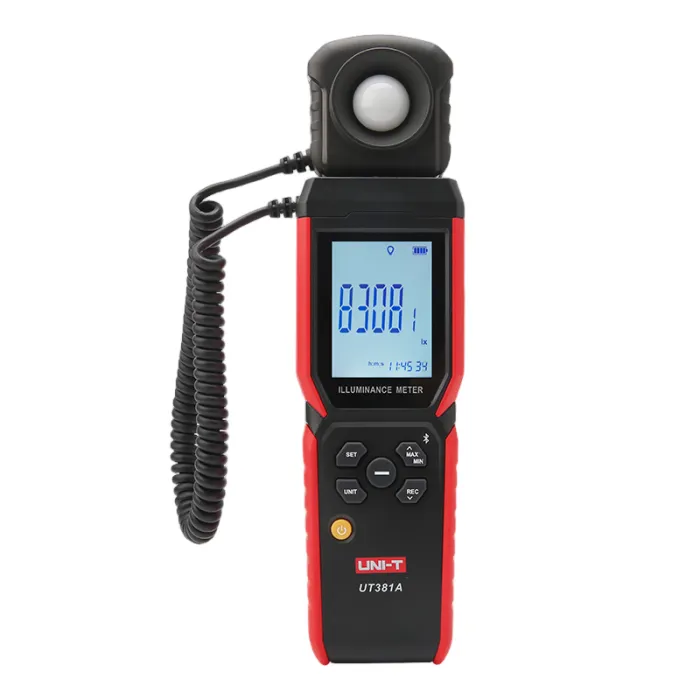 VDE-gecertificeerde Uni-trend High-precision Photometer Illuminance Meter Lumen Testing UT381A+
