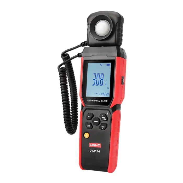 VDE-gecertificeerde Uni-trend High-precision Photometer Illuminance Meter Lumen Testing UT381A+