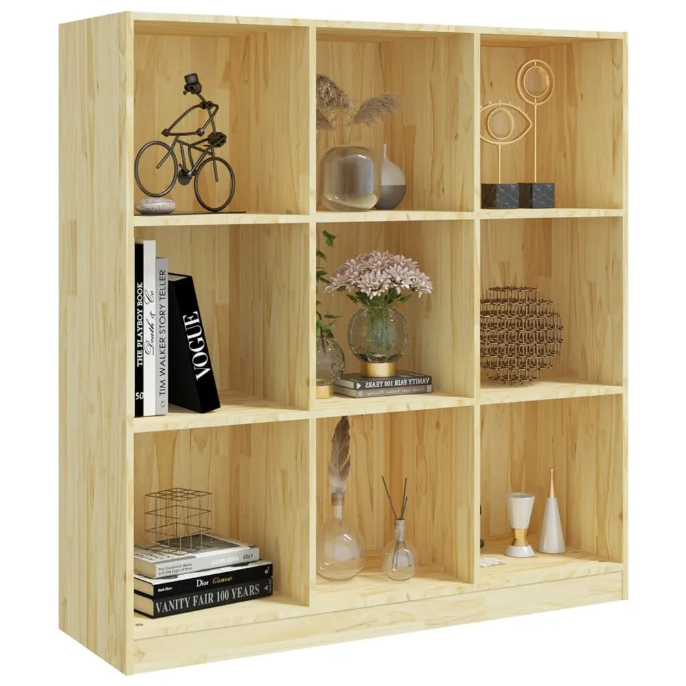 Boekenkast / kamerscherm 104x33,5x110 cm massief grenenhout