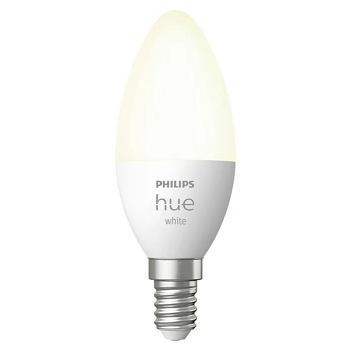 Philips Hue Smart-ledlampen set White - E14, Dimbaar, Zacht wit, 470 lm, 5,5 W, Kaars, 1 st.