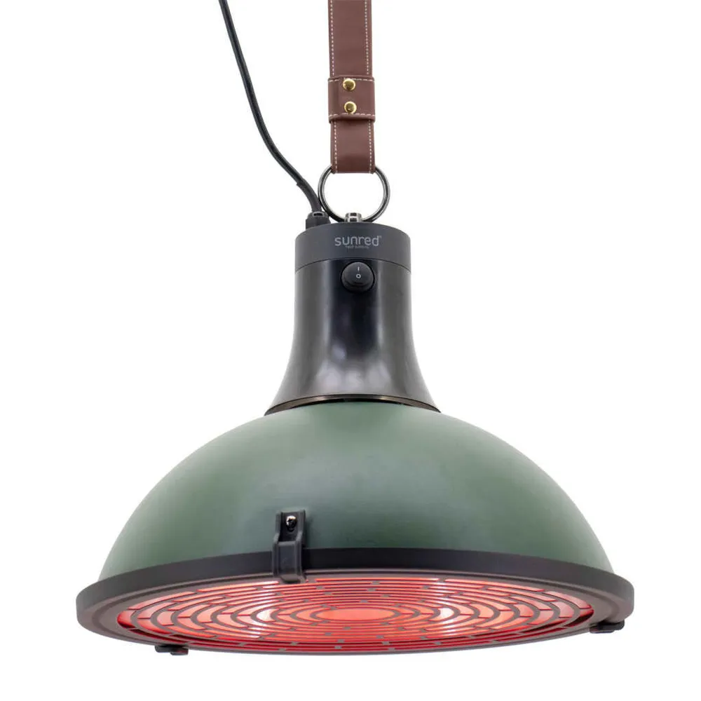 Sunred Heater Indus Ultra Jade Slim hangend 2100 W roségoud groen