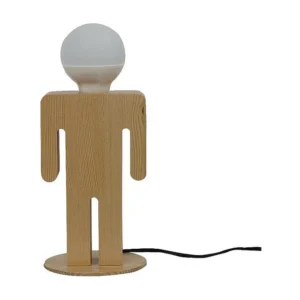 Energiezuinige LED Messina Tafellamp, Eiken, 15 x 16 x 26 cm, EPIKASA