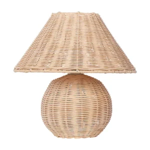 Energiezuinige LED Tafellamp rotan naturel CINDER