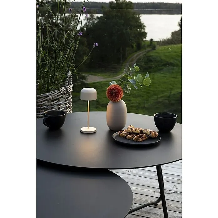 Konstsmide Accu-tafellamp Lille - 2,5 W, l x b x h: 7,5 x 7,5 x 20 cm, Natuurtint, Meerkleurig