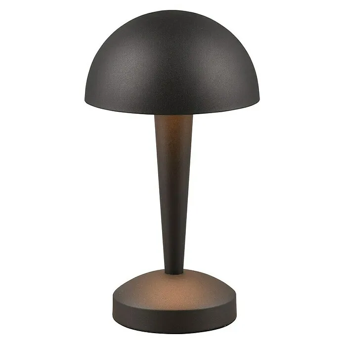 Reality Leuchten Tafellamp Canaria - Ø x h: 15 x 26,5 cm, Zwart/goud, E14 - Incl. Garantie