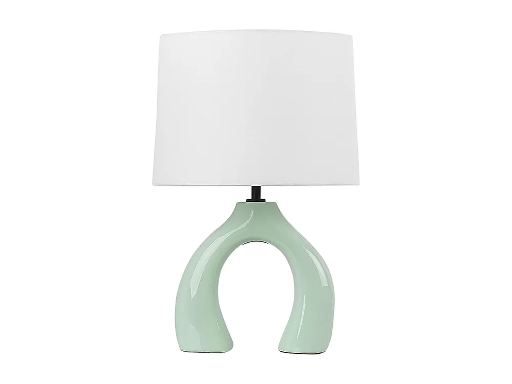 Tafellamp keramiek lichtgroen ABBIE | Snel Leverbaar