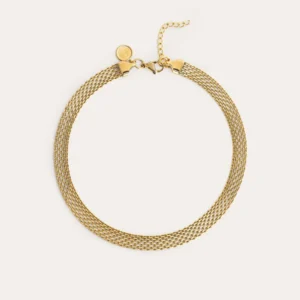 Tape Choker Steel Verguld