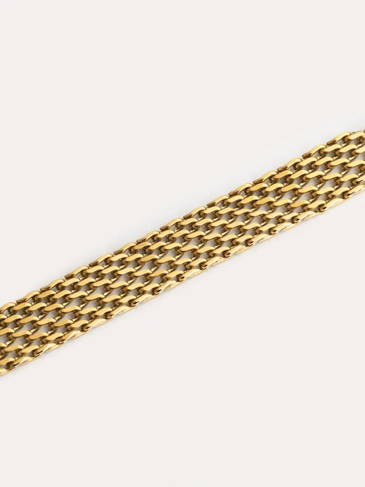 Tape Choker Steel Verguld