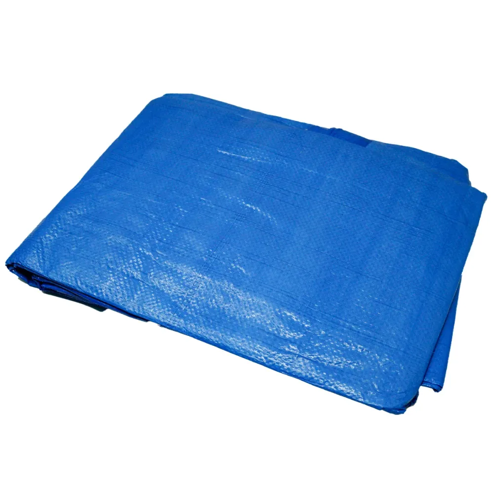 16X20 Light Duty Weather Resistant Reinforced Blauw Tarp Tarp w/ Grommets