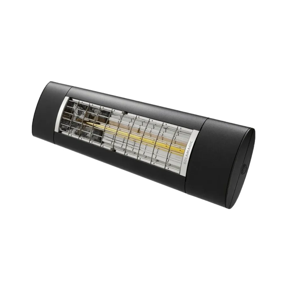 Solamagic Terrasverwarmer D2 ARC donkerstraler 2000W Nano-Antraciet 86,6x20x9,2 cm