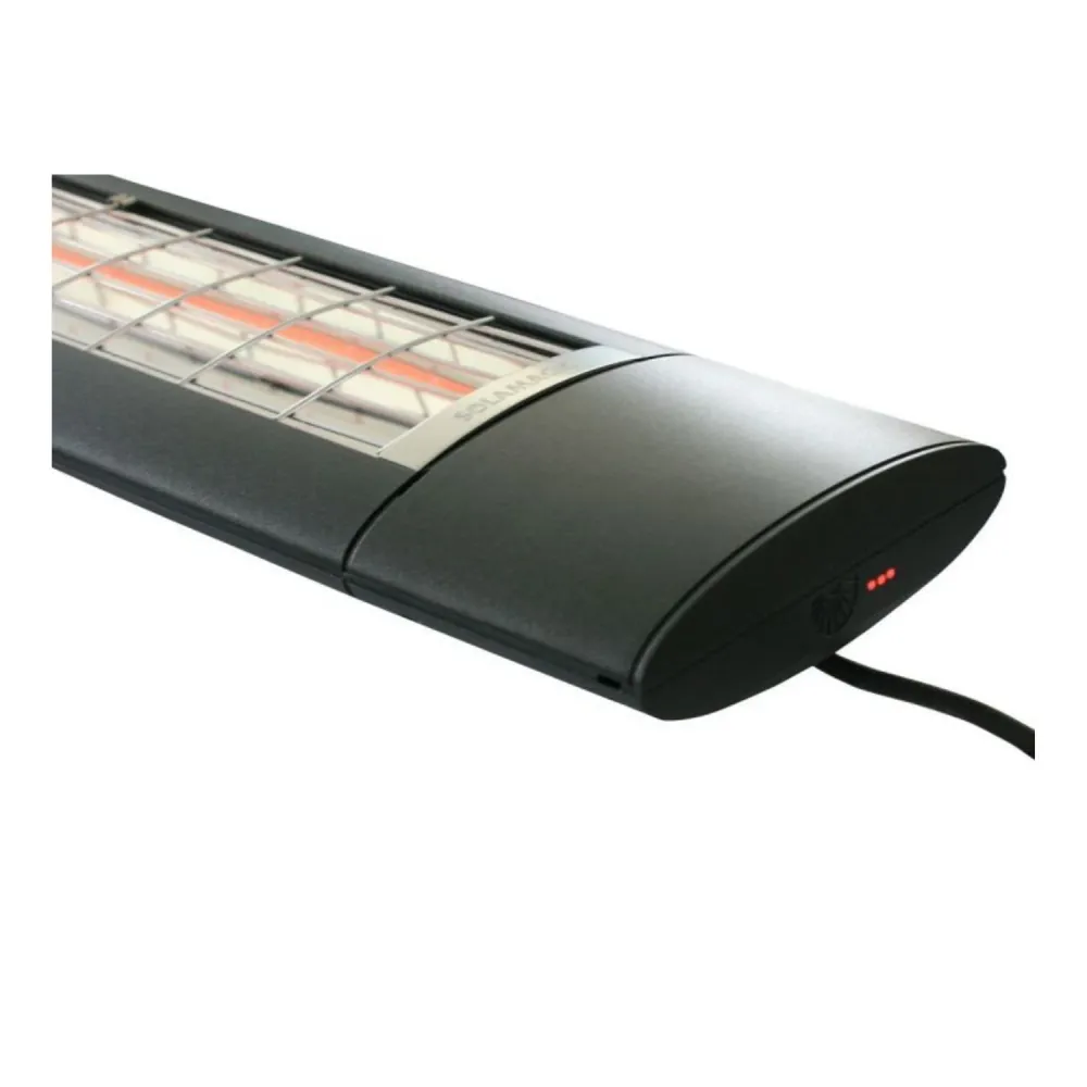 Solamagic Terrasverwarmer D2 ARC donkerstraler 2000W Nano-Antraciet 86,6x20x9,2 cm