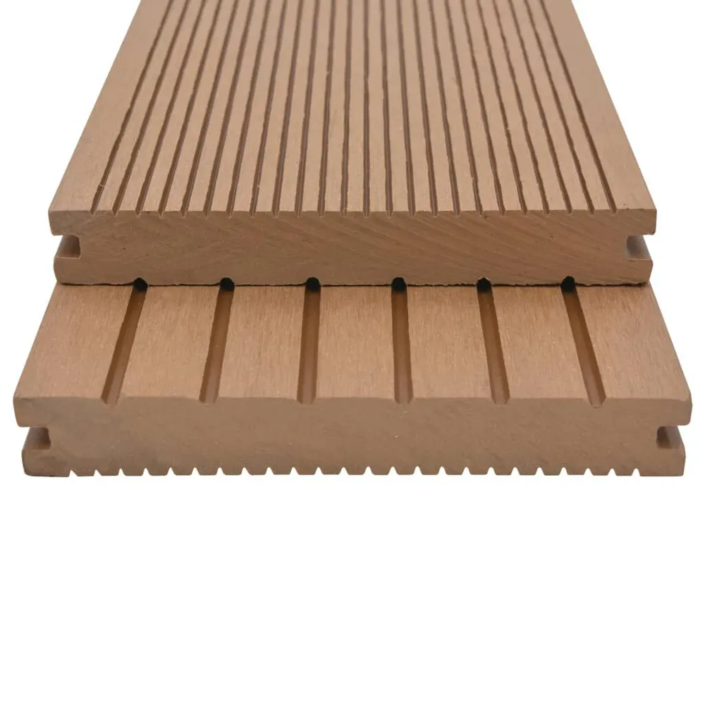 Terrasplanken met accessoires 10 m² 2,2 m massief HKC teakhout
