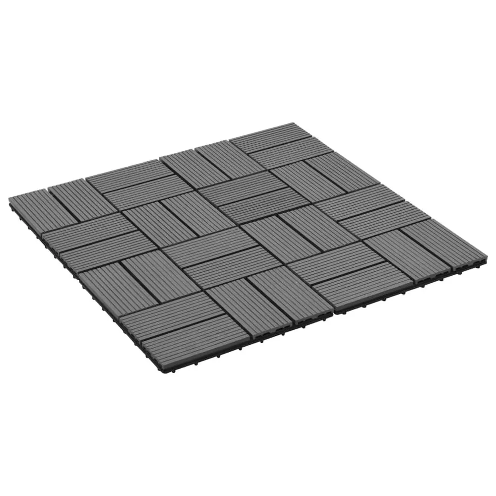 Terrastegels 30x30 cm 1 m² HKC grijs 11 st