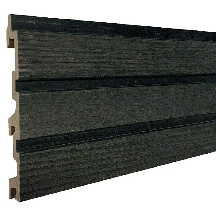 Kozijnhout Eva-Last Coal Zwart - 5.900 x 142 x 25 mm