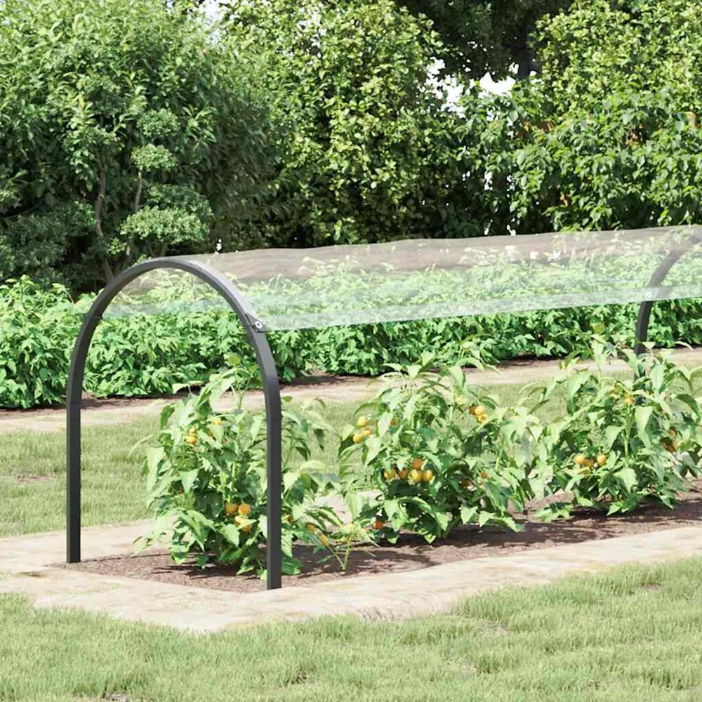Doorzichtig zeildoek met zeilringen 1x10 m VINYL