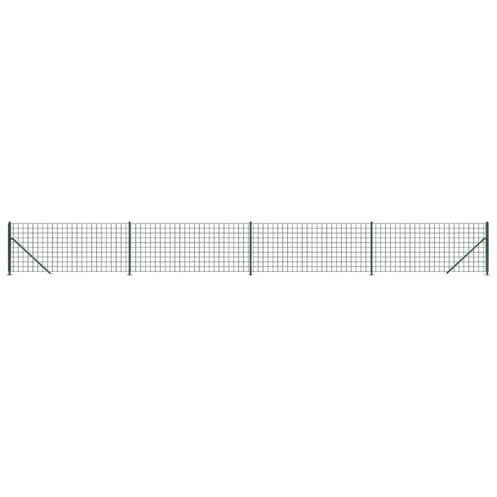 Draadgaashek met flens 0,8x10 m groen