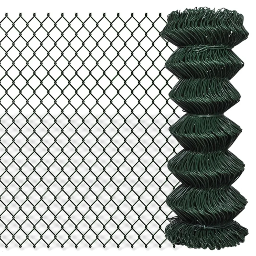Gaashek 1x15 m staal groen