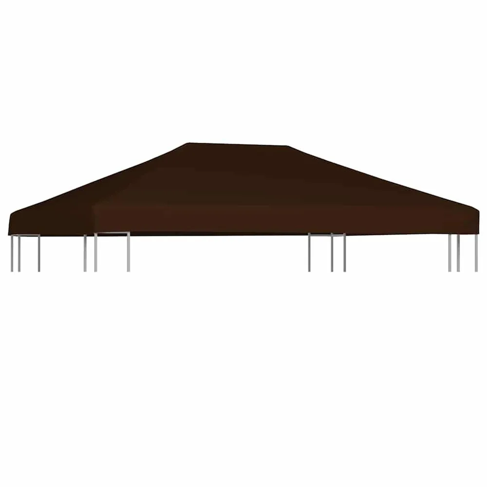 Prieeldak 310 g/m² 3x4 m bruin