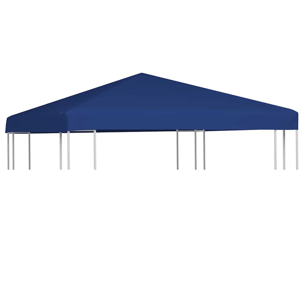 Vervangend tentdoek prieel 310 g/m² 3x3 m donkerblauw