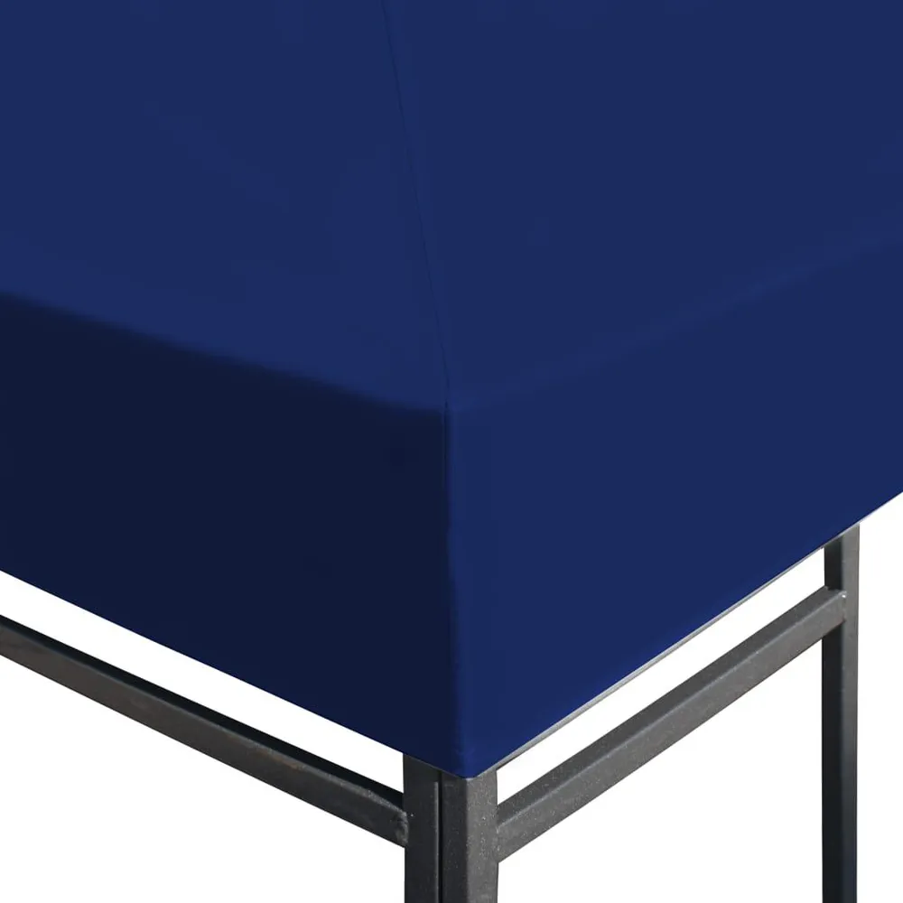 Vervangend tentdoek prieel 310 g/m² 3x3 m donkerblauw