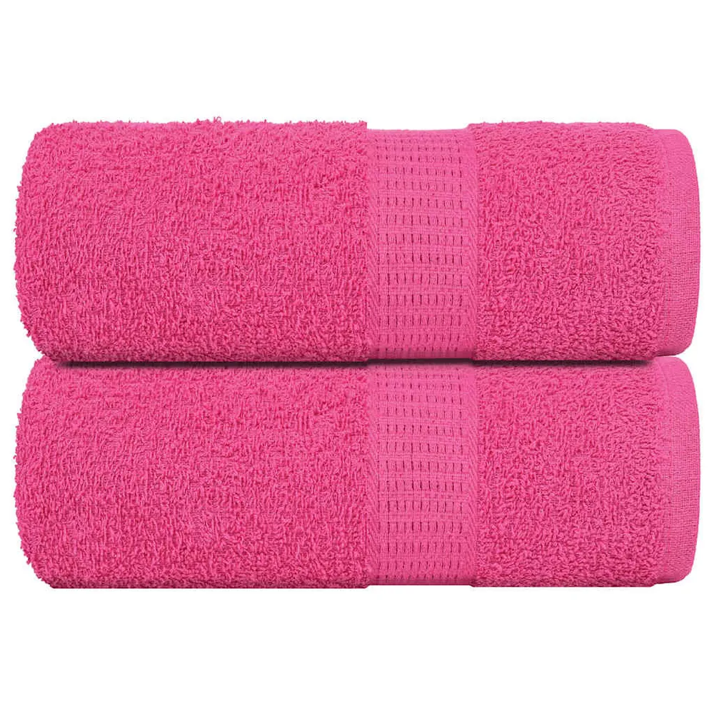 Zeepdoekjes 2 st 30x30 cm 360 g/m² 100% katoen roze