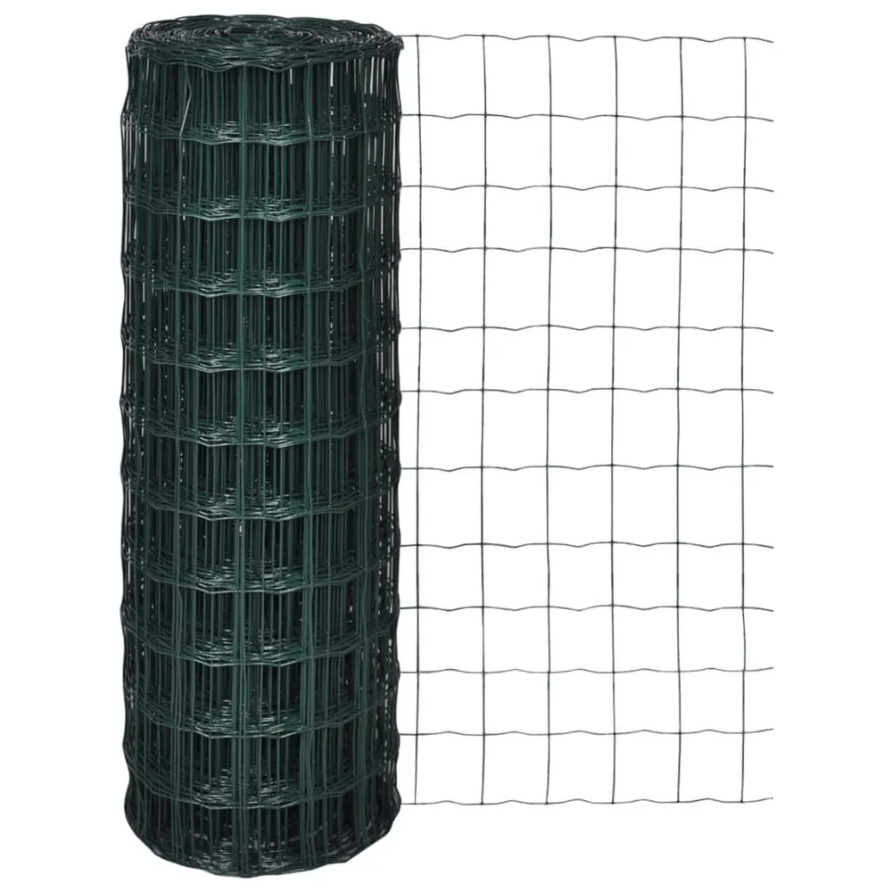 Euro hek 10x1,0 m staal groen