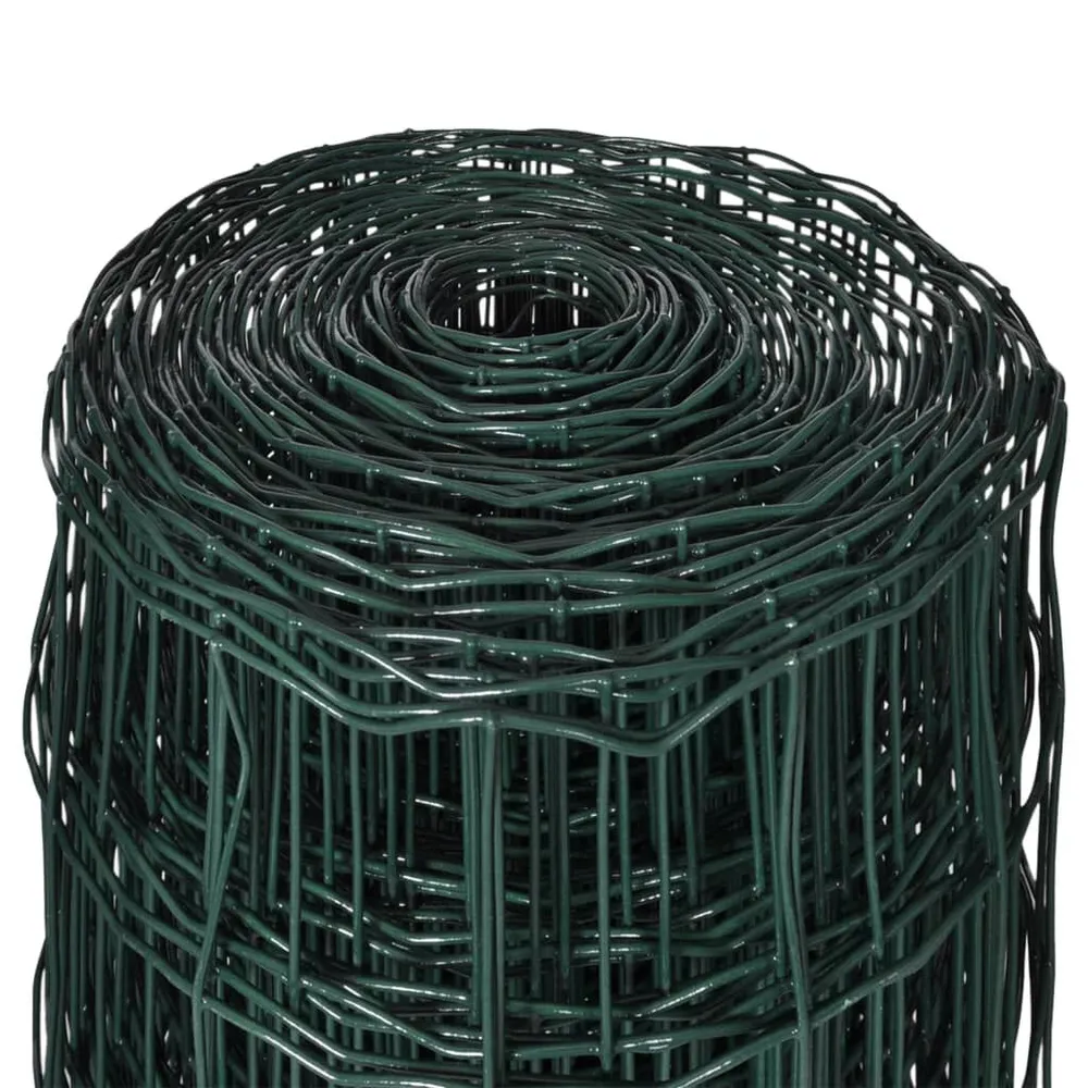 Euro hek 10x1,0 m staal groen