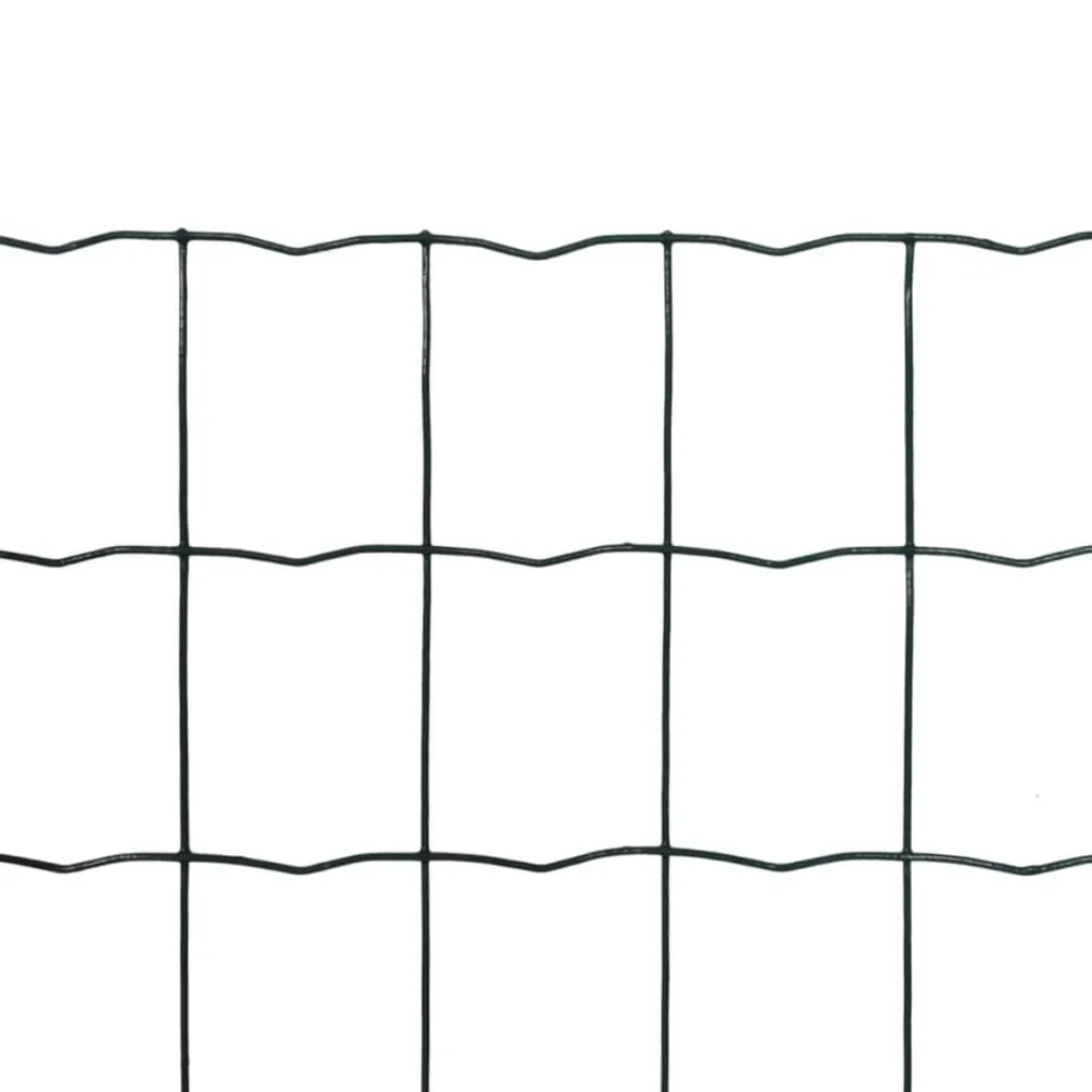 Euro hek 10x1,2 m staal groen