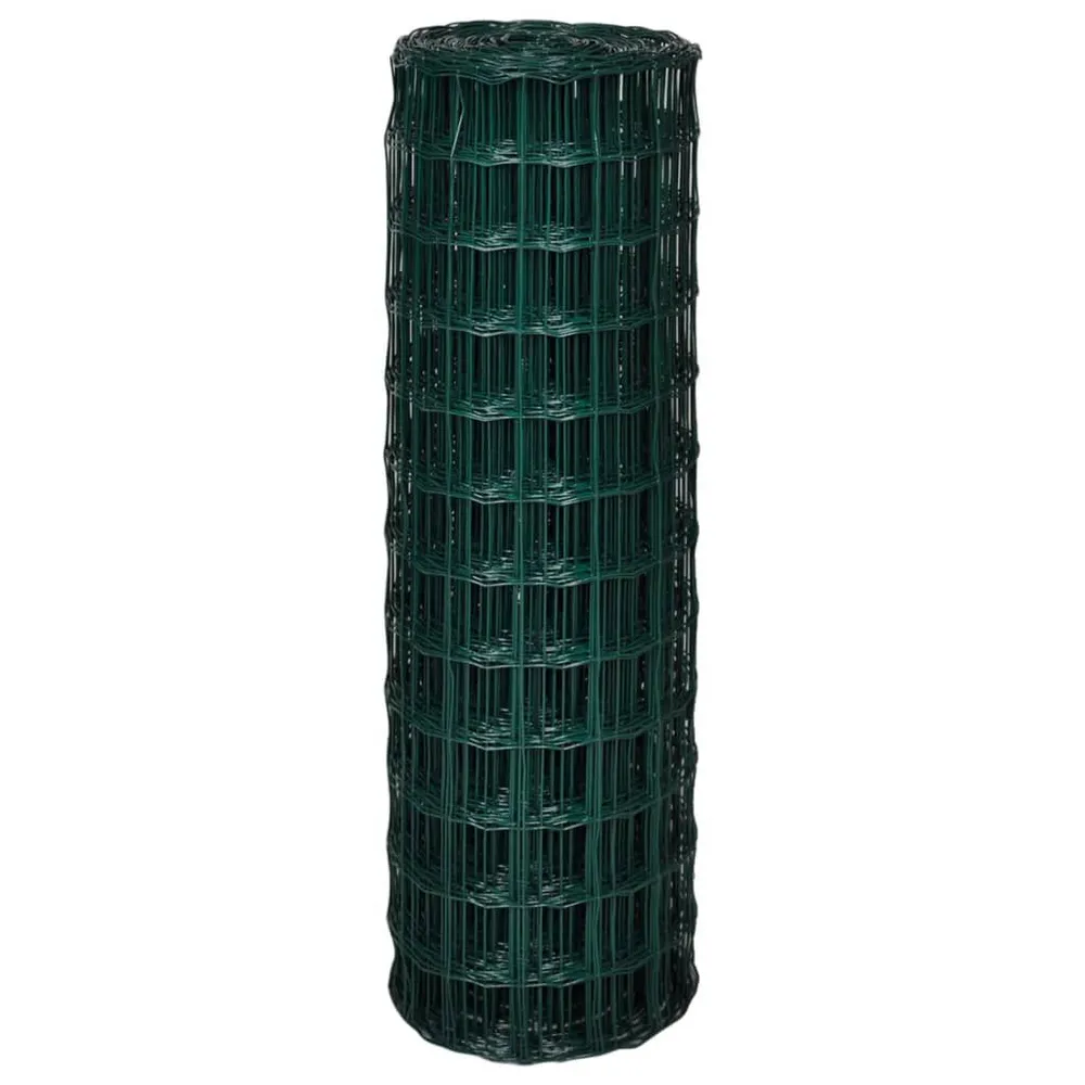 Euro hek 10x1,2 m staal groen