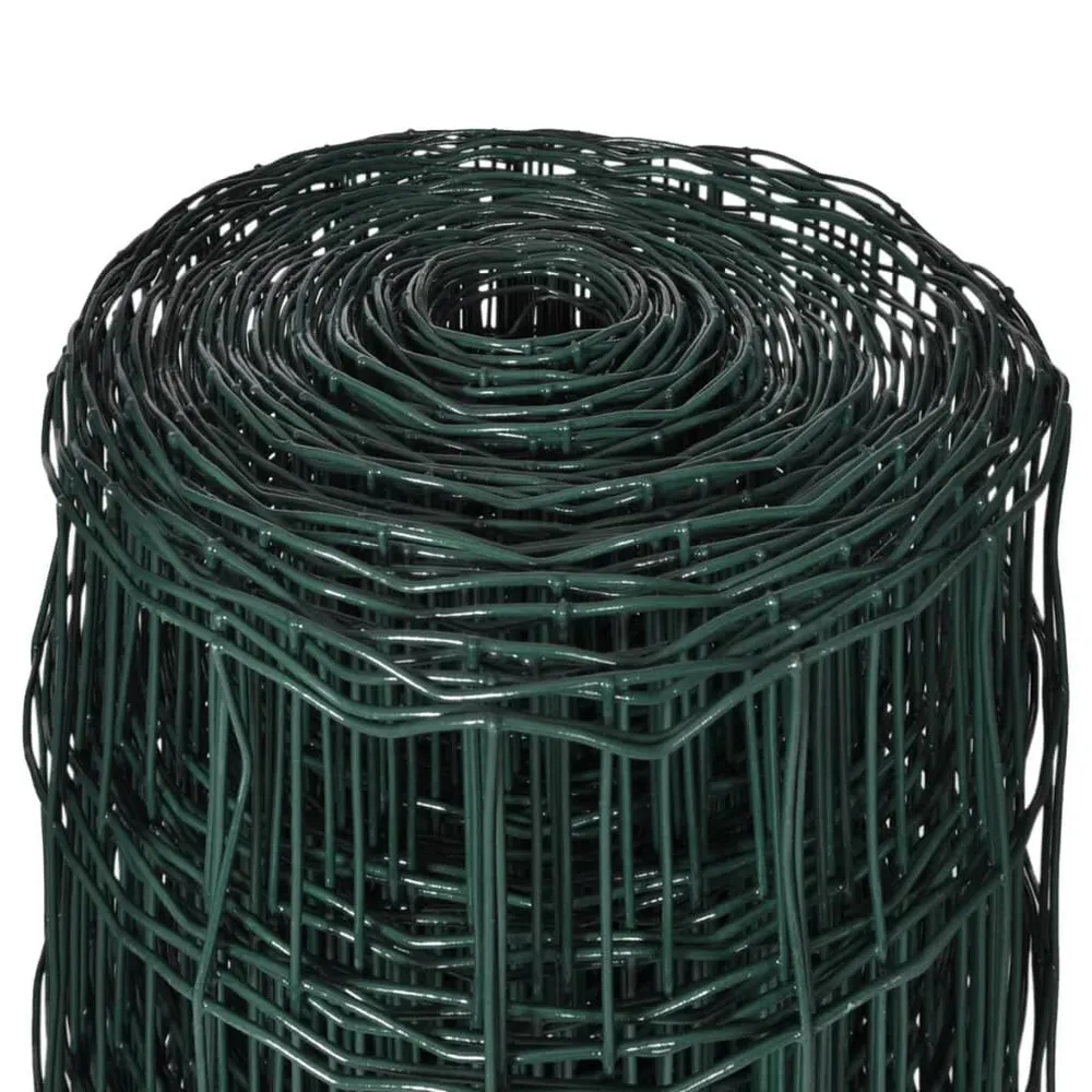 Euro hek 10x1,2 m staal groen