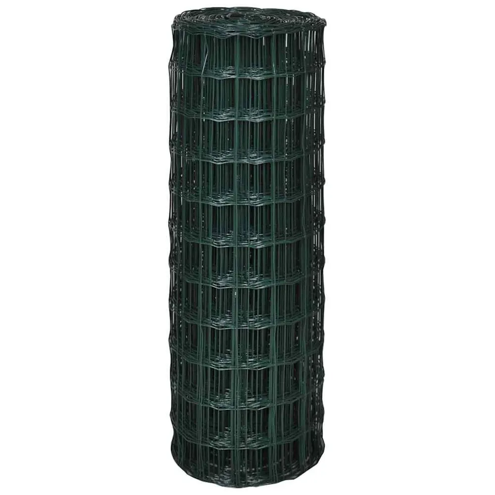 Euro hek 10x1,5 m staal groen