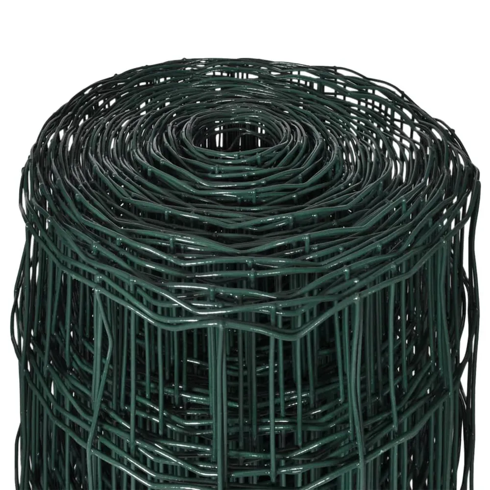 Euro hek 10x1,5 m staal groen