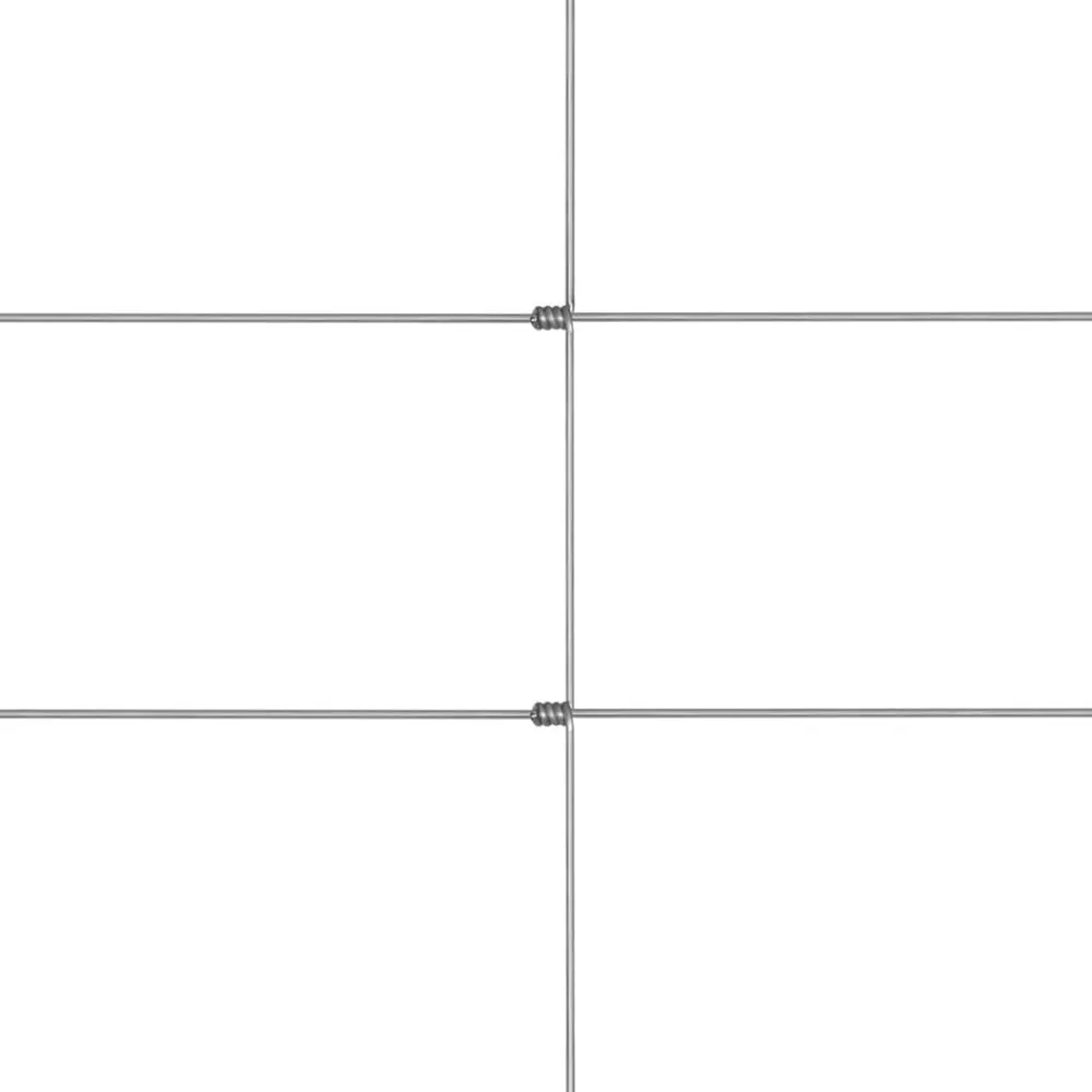 Hek 50x1,5 m gegalvaniseerd staal zilverkleurig