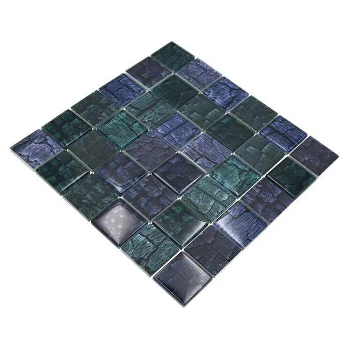 Mozaïektegel Vierkant Crystal XCM PF59 - 30 x 30 cm, Meerkleurig, Glanzend