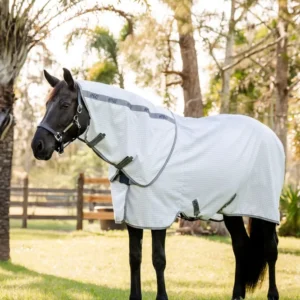 Amigo Summer Sheet Plus Navy Check/Titanium Grey and Staalgrijs 145
