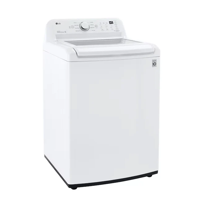 LG ColdWash 4.5-cu ft Impeller Top-Load Washer melkwit