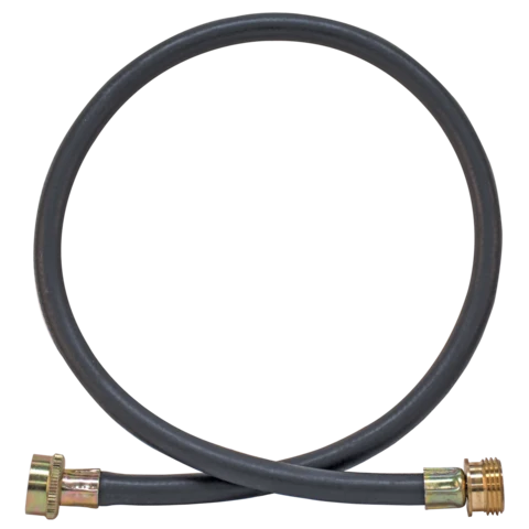 Eastman 4 ft. Zwart Washing Machine Supply Hose Extension
