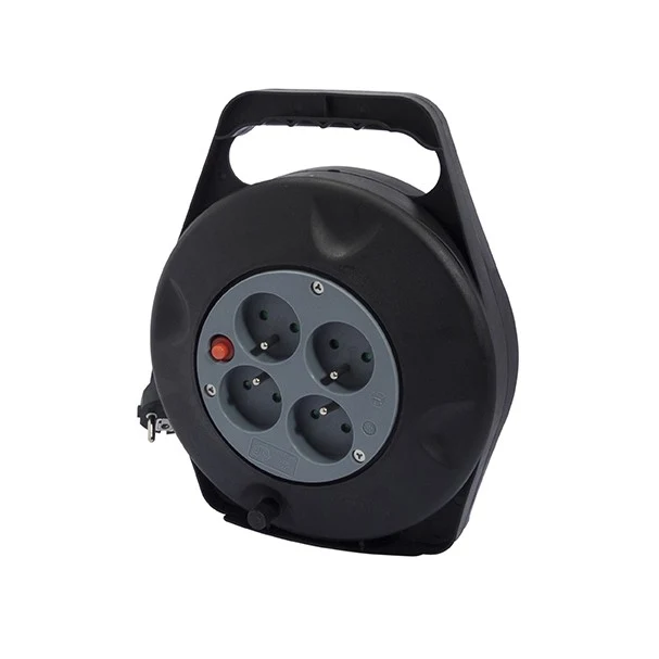 Home reel, 4 sockets, 10 m | Inclusief Draagtas