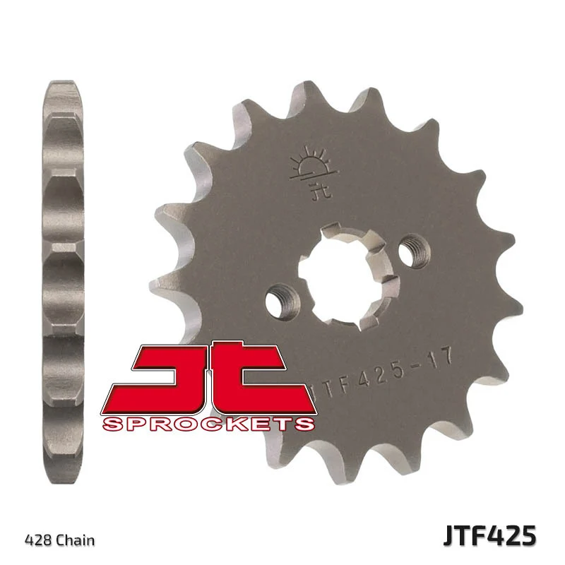 Piñón JT SPROCKETS acero estándar 425 - Paso 428 | Inclusief Draagtas