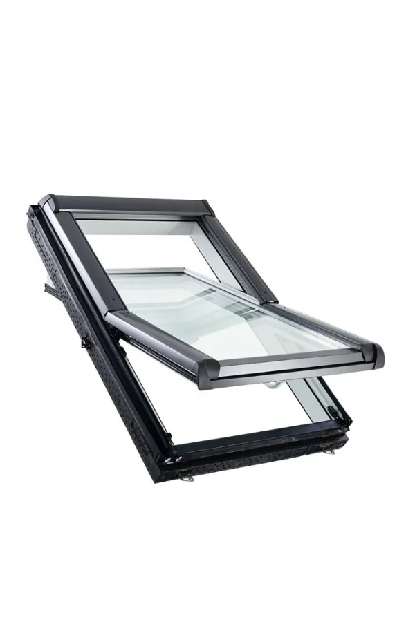 Roto dakraam - Designo R4 - hout wit gelakt - 74x98cm