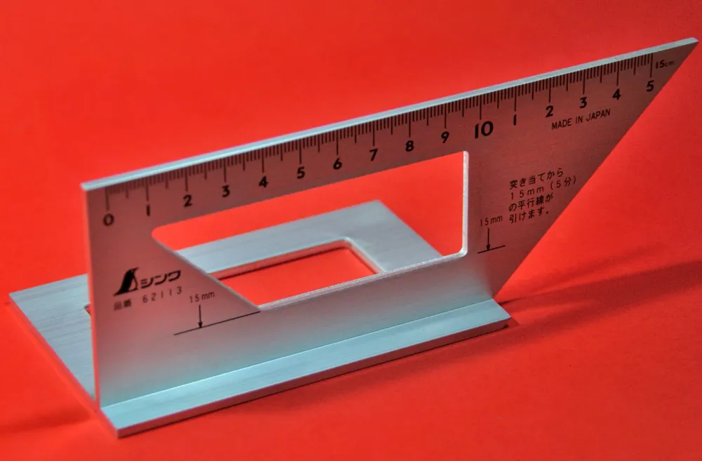 SHINWA Square Layout Miter 45 + 90 Degrees 62113