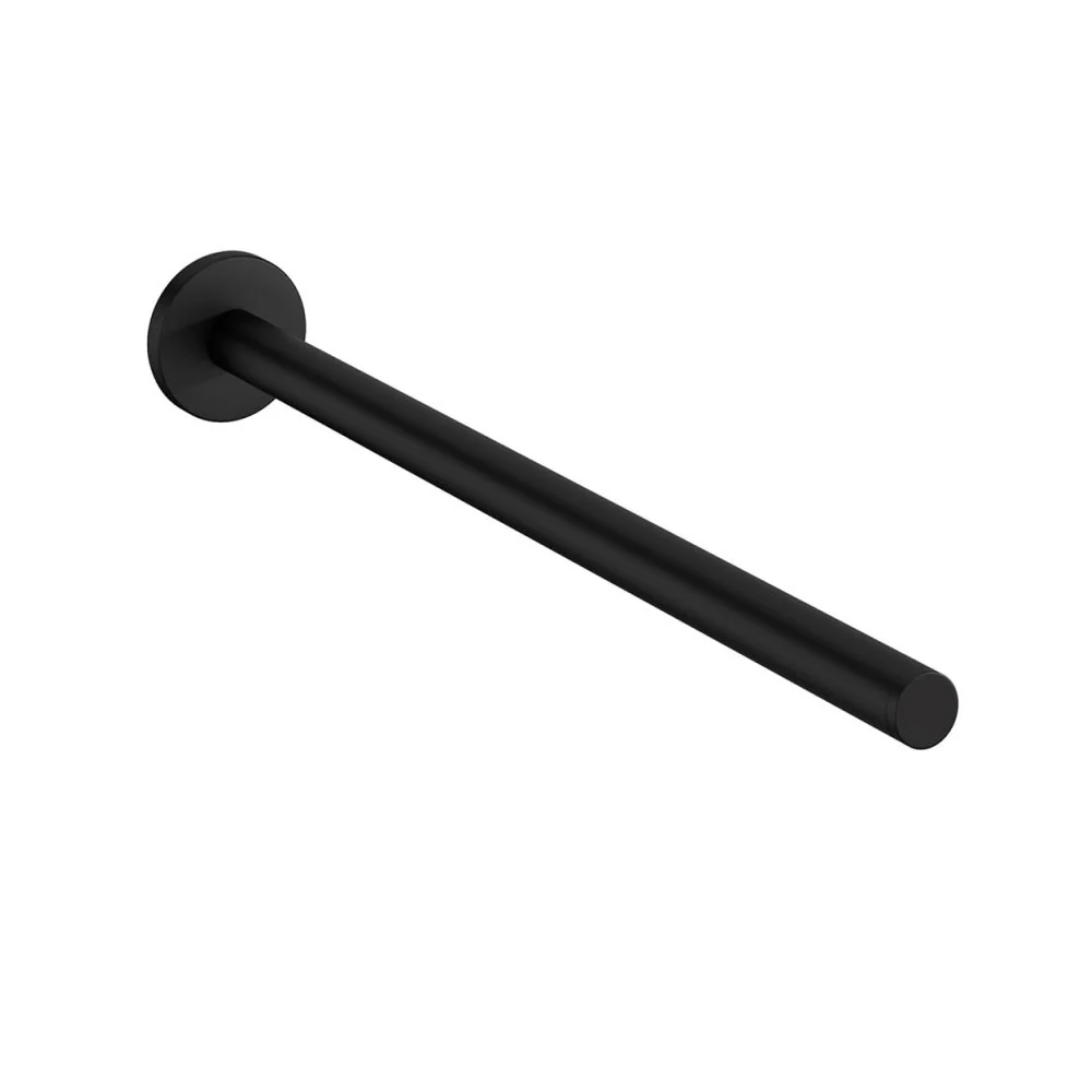 Wall-mounted towel holder painted brass from 'Architect s+' collection Cosmic cm 5.5x40.5x5.5 - Satijn black