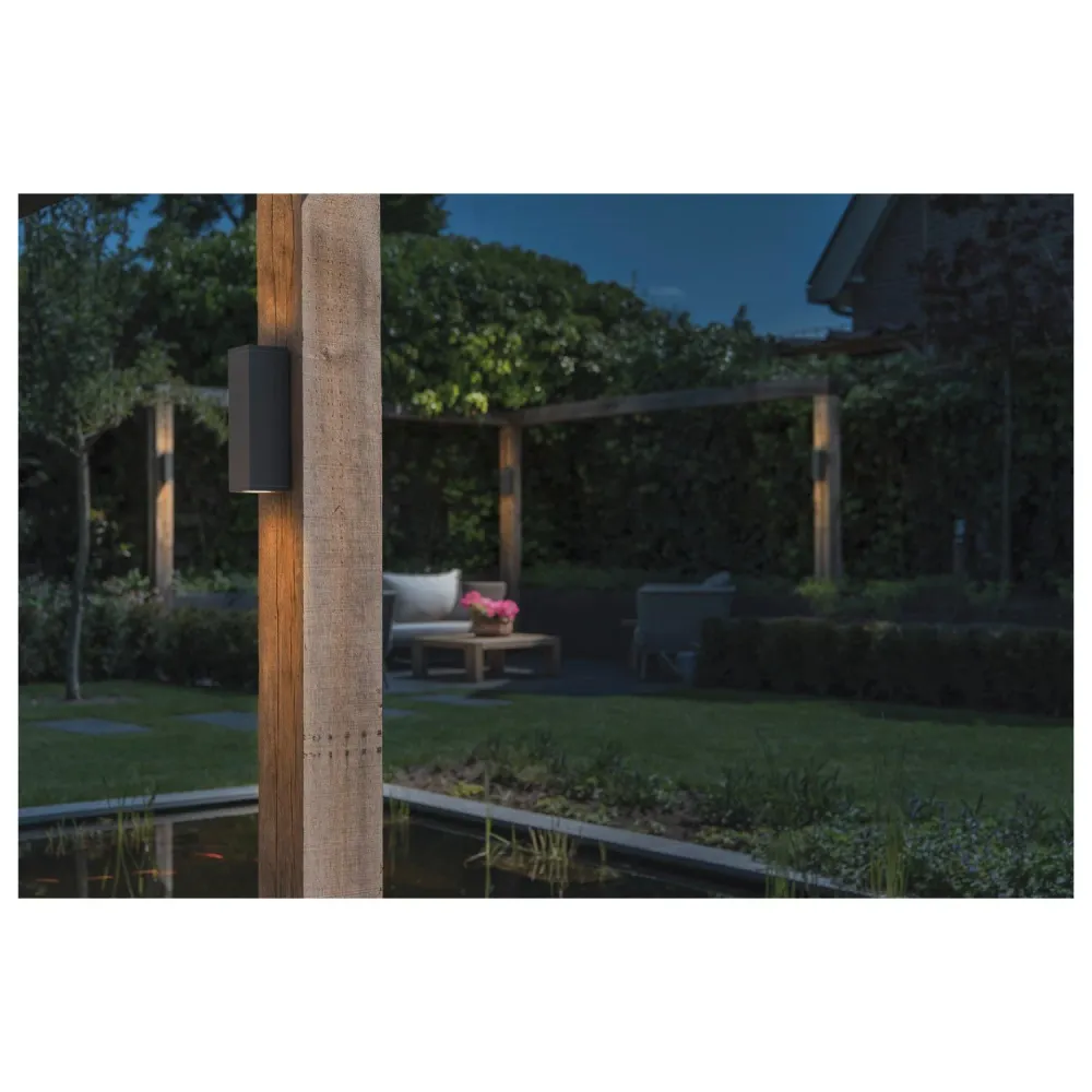 Energiezuinige SLV Buitenlamp THEO UP/DOWN IP44 Antraciet