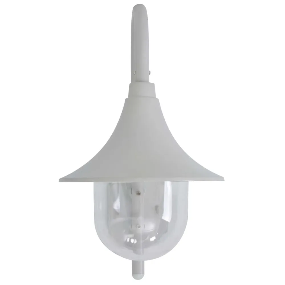 Tuin wandlamp E27 42 cm aluminium wit voor Detailwerk | Hoge CRI