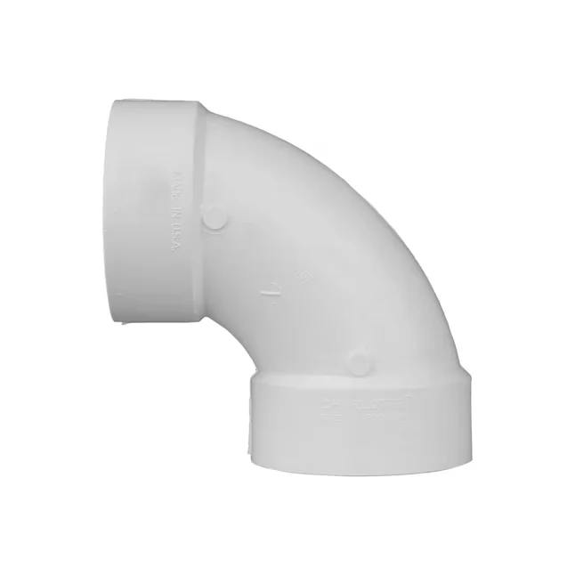 Charlotte Pipe 3- VINYL DWV Schedule 40 Hub x Hub 90 Degree Elbow Non-Potable Water - Universeel Passend